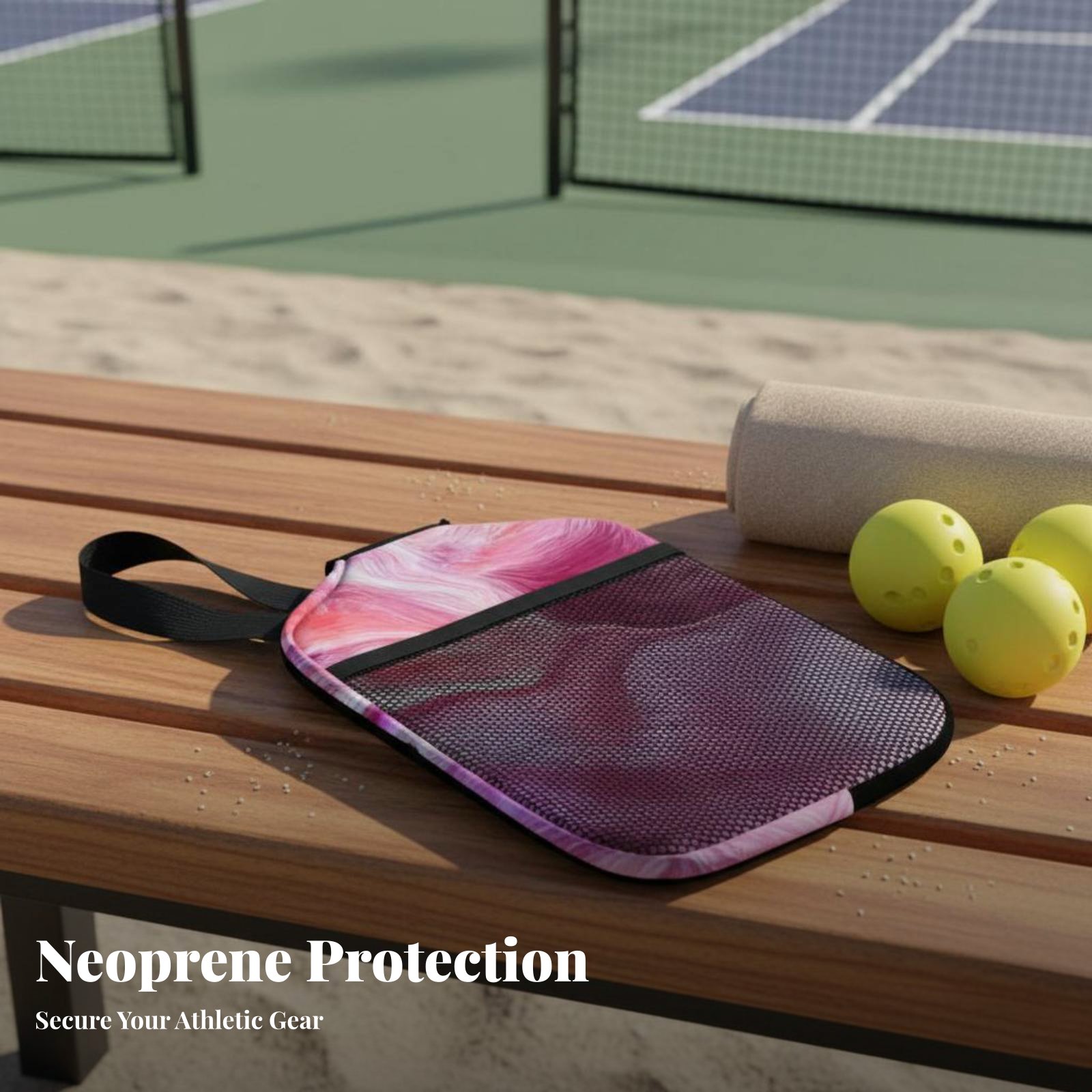 Pickleball Paddle Cover Portab - Racket Cover Bag reseña y precio