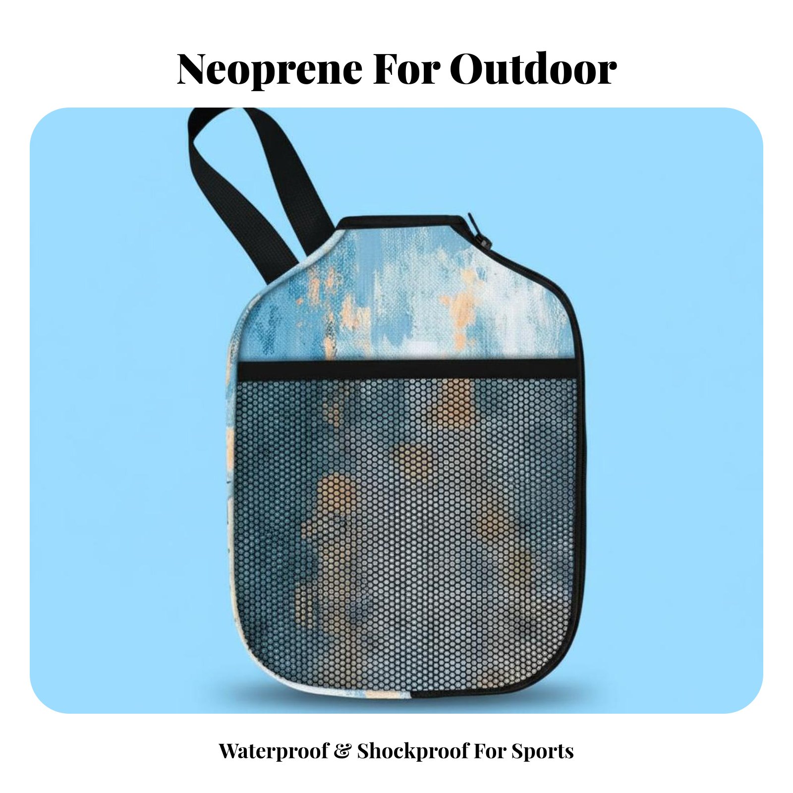 Pickleball Paddle Cover Portab - Racket Cover Bag reseña y precio