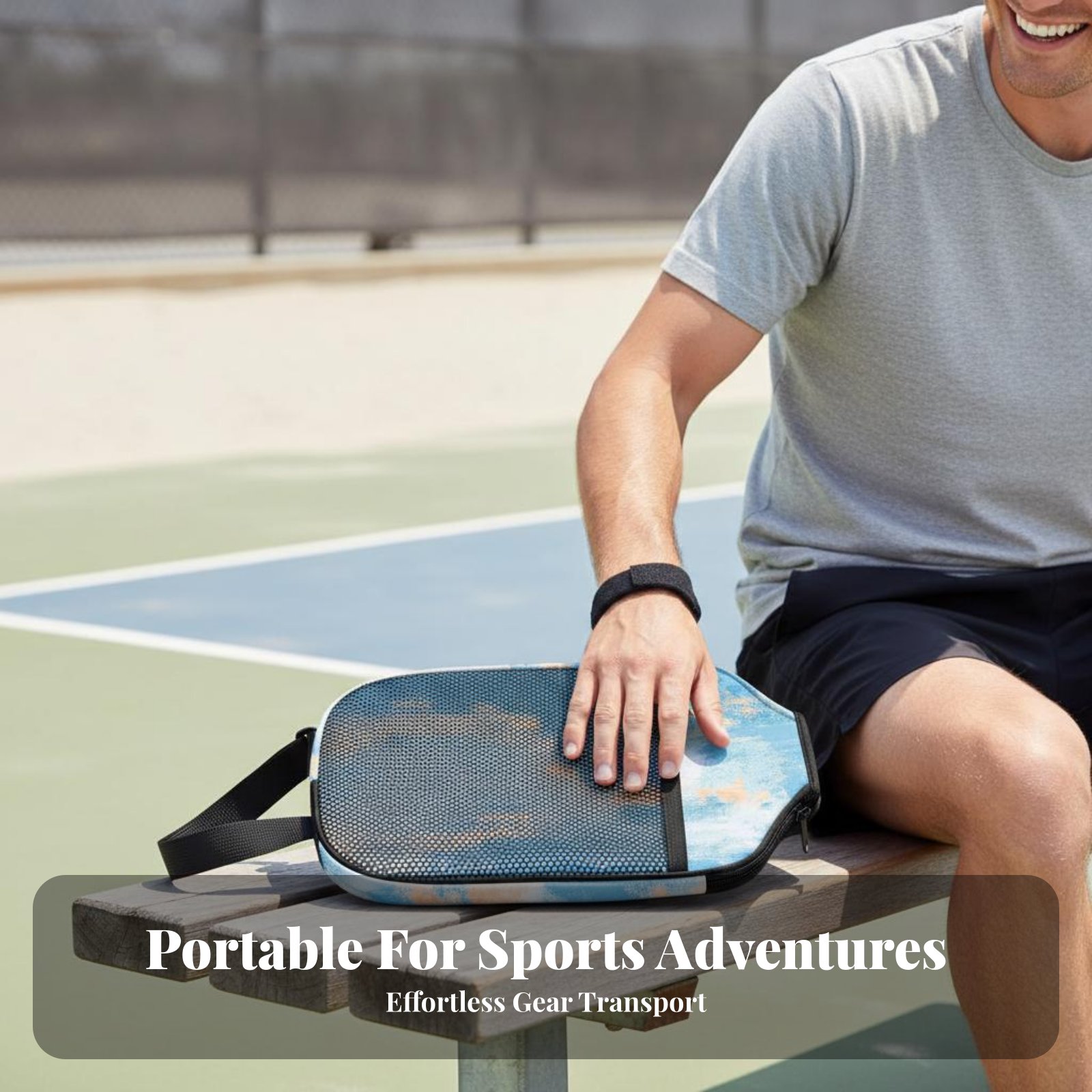 Pickleball Paddle Cover Portab - Racket Cover Bag reseña y precio