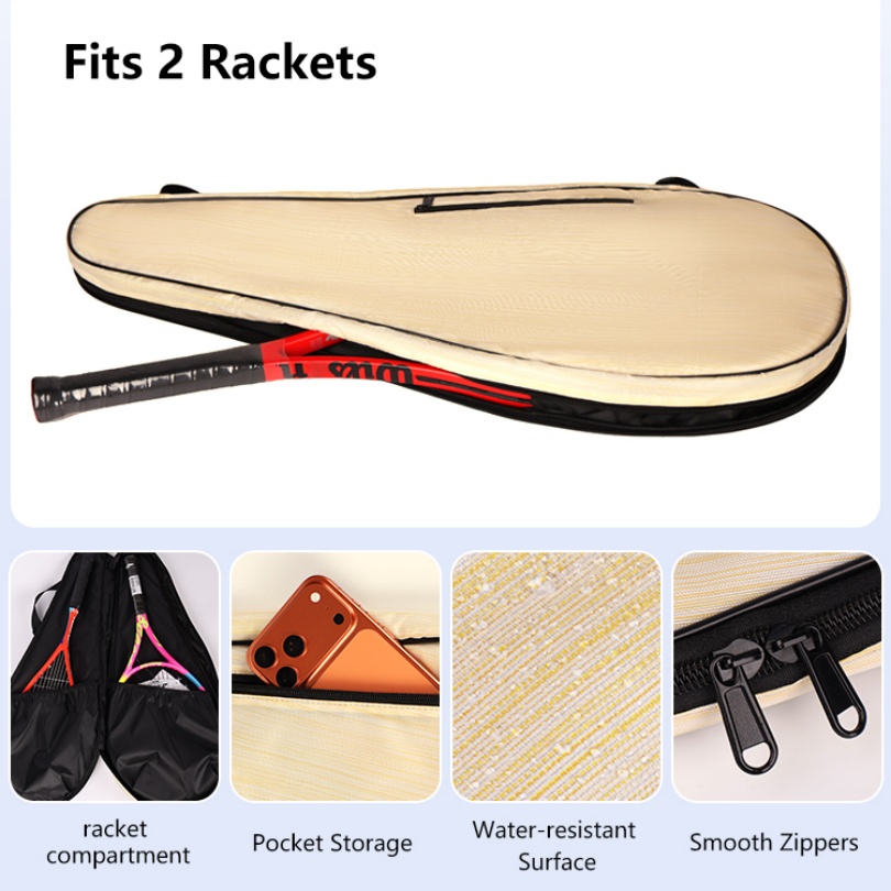 Portable Tennis Racket Bag Cov - Racket Cover Bag reseña y precio