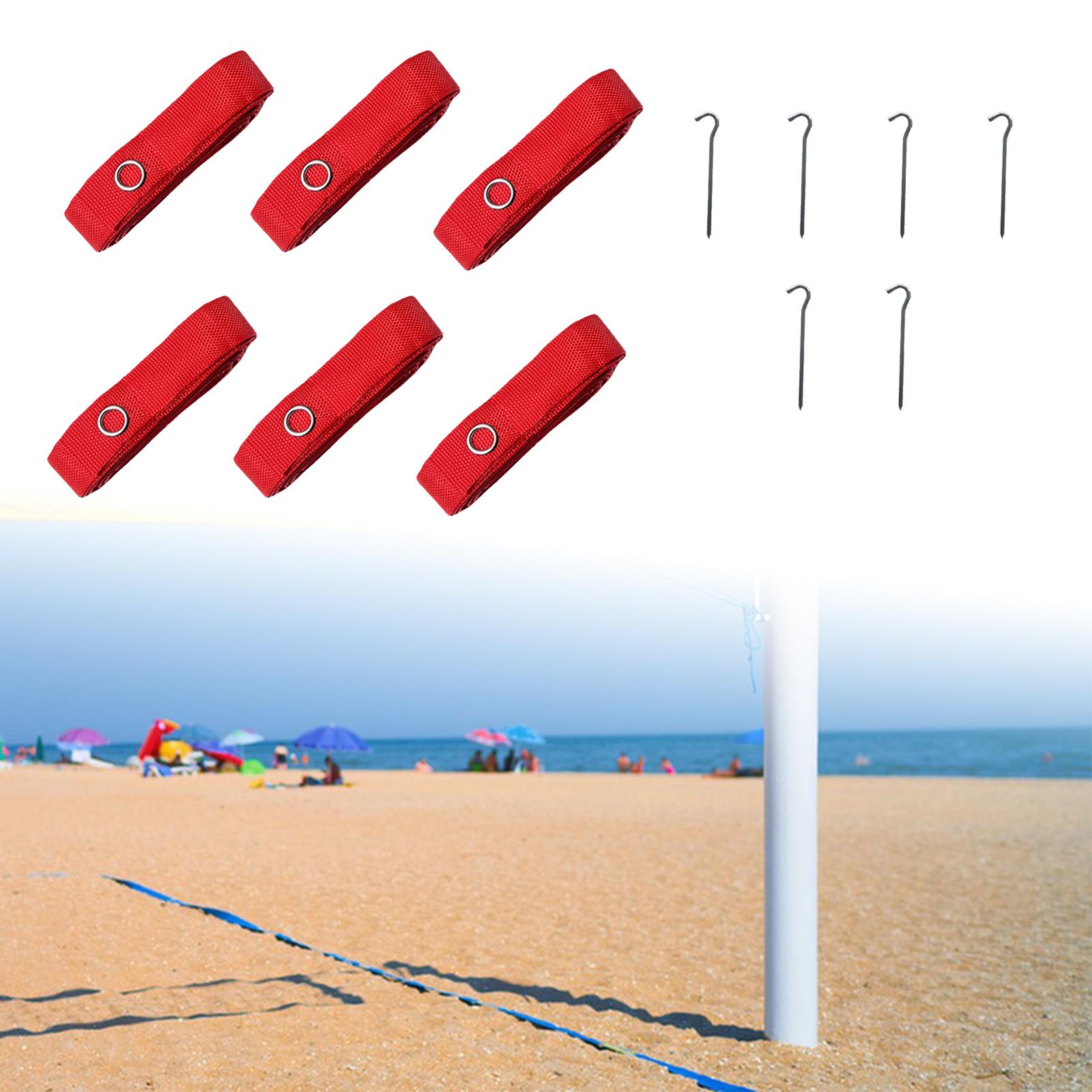 6Pcs Beach Volleyball Lines Bo - Badminton Single reseña y precio