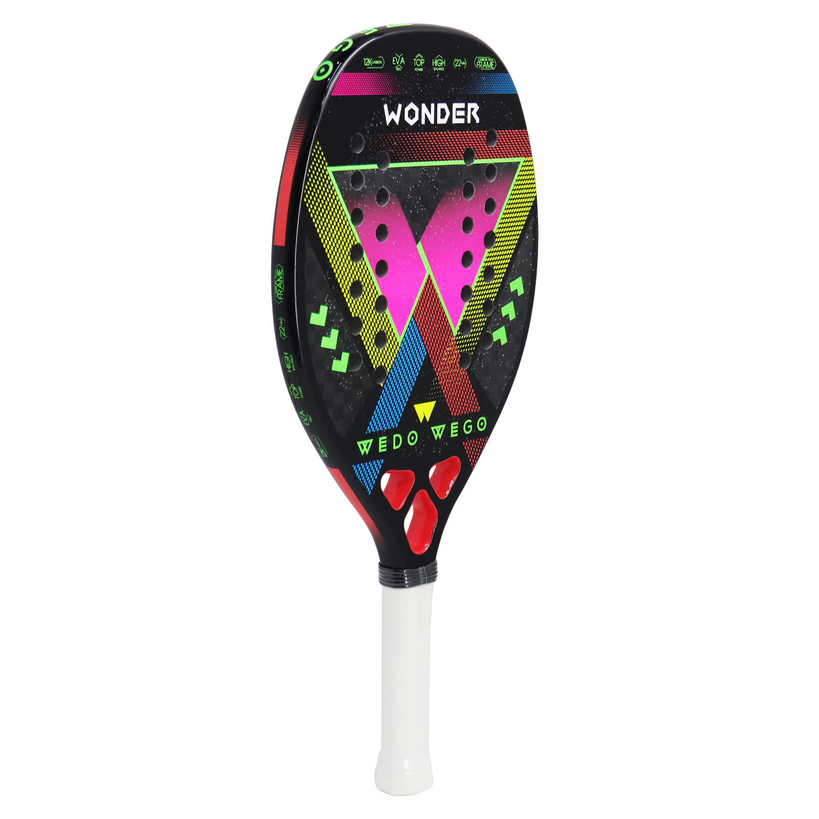 3K/12K/Kevlar Carbon Beach Ten - Li Ning Racket reseña y precio