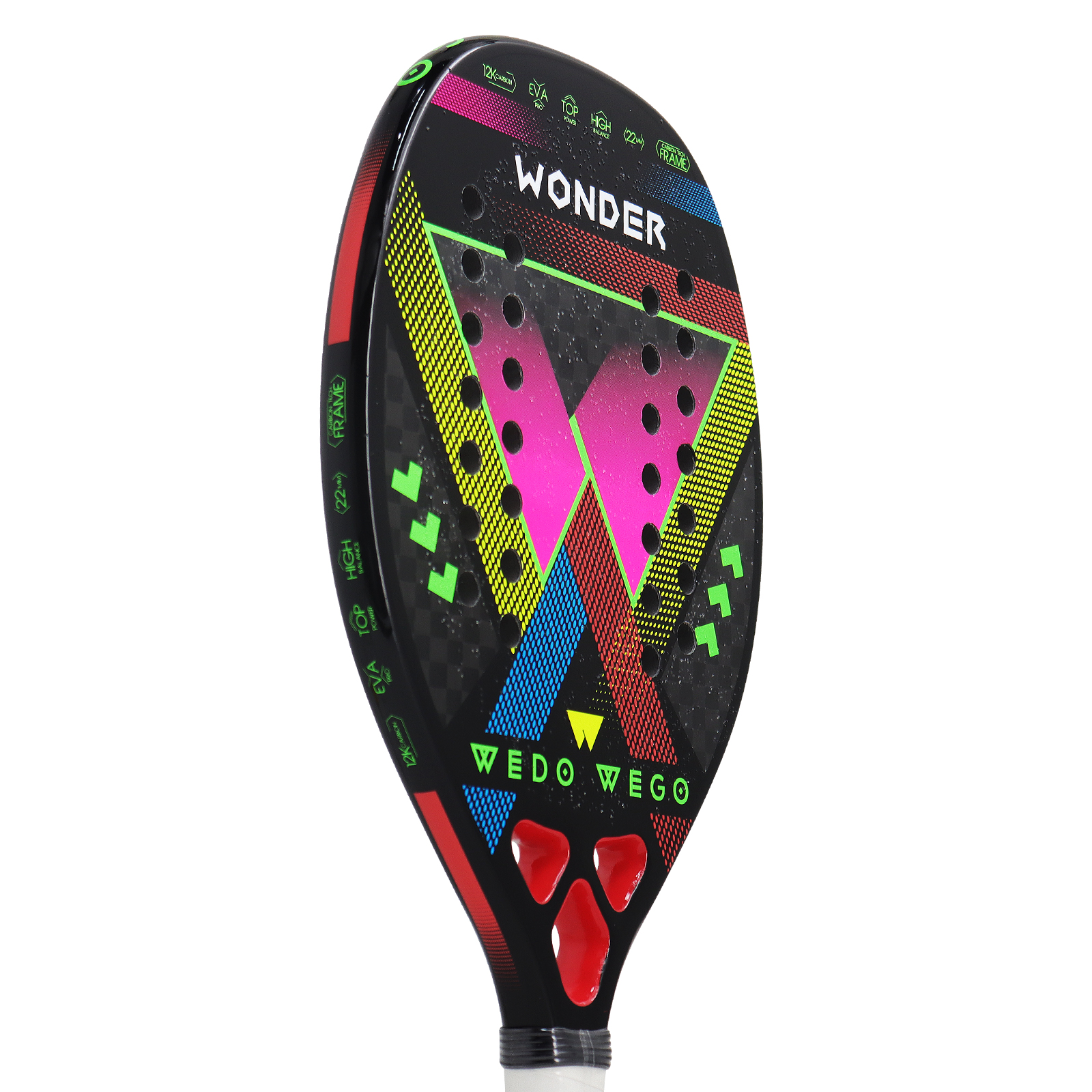 3K/12K/Kevlar Carbon Beach Ten - Li Ning Racket reseña y precio
