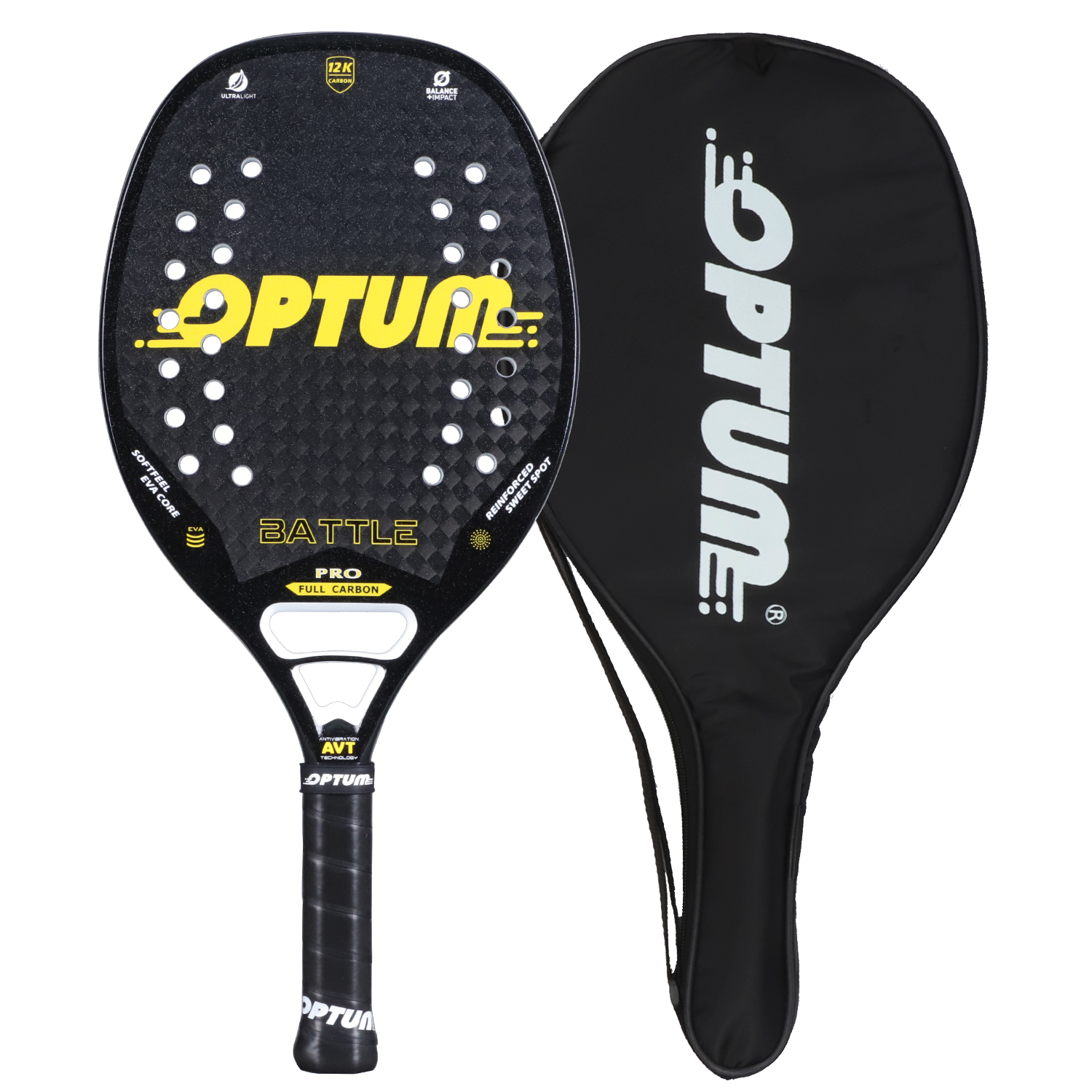 OPTUM BATTLE 12K Carbon Fiber  - Li Ning Racket reseña y precio